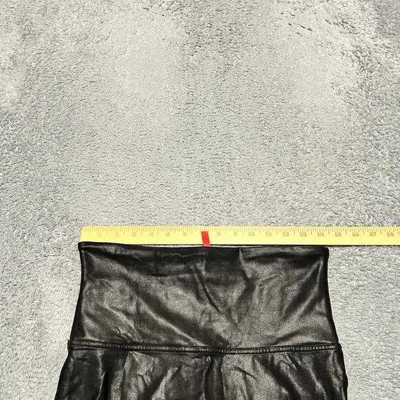 SPANX Leggings Womens XL Metallic Faux Leather Pants - Picture 8 of 10